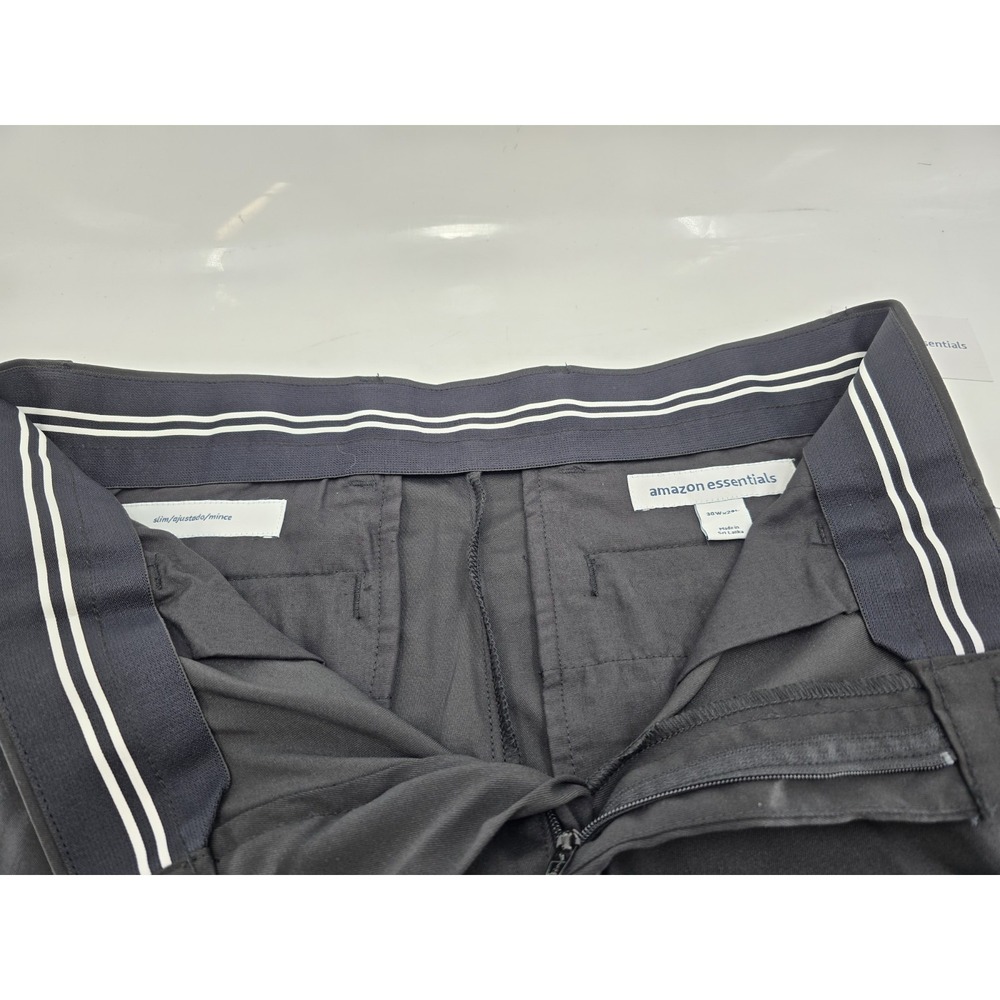 NWT Amazon Essentials Men's Slim-Fit Stretch Golf Pant - Black - Size 30Wx29L - Picture 10 of 13